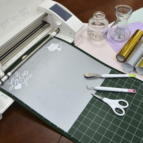 DOOHALO Cutting Mat for Silhouette Cameo 4 Cutting Machine Varietygrip Cutting Mat 12 X 12 inch 3 Pack Replacement Adhesive Mats for Silhouette Cu...