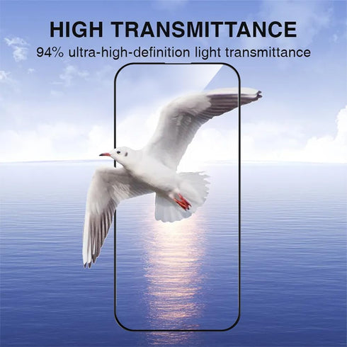 Screen Protector 3 Pack For iPhone 15 Pro, Tempered Glass HD Clear 9H Hardness Shatterproof, Anti Fingerprint, Anti Scratch, Vacuum Bonding Bubble...