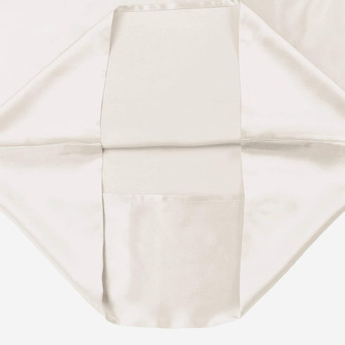 Lilysilk 100% Mulberry Silk Travel Pillowcase Pillow Cover, Ivory, 15" x 22"...
