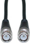 CableWholesale RG58/AU Coaxial Cable w/BNC Connectors, Black, BNC Male to Male, Copper Stranded Center Conductor, 6 Foot BNC Cable...