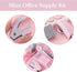 Mini Office Supply Kit Portable Case with Scissors, Mini Stapler,Tape Dispenser,Hole Puncher,Staples Mini Desktop Stapler for Office Or School Sup...