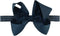 RuffleButts Girls Navy Bow Headband - One Size...