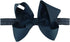 RuffleButts Girls Navy Bow Headband - One Size...