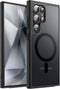 JETech Magnetic Case for Samsung Galaxy S24 Ultra 5G, Compatible with MagSafe, Translucent Matte Back Shockproof Phone Cover (Black)......