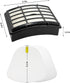 2 + 4 Pack Vacuum Filters Replacement Compatible for Shark Navigator Lift-Away NV350, NV351, NV352, NV355, NV356E, NV357, NV360, NV370, NV391, UV4...