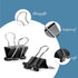 120 Pcs Mini Binder Clips, Small Binder Clips, 15mm Black Clips for Office...