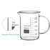 stonylab Glass Beaker with Handle, Borosilicate Glass Graduated Low Form Griffin Beaker with Handle and Pouring Spout, 250 ml...