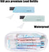 6 Pcs Cute Pastel Mechanical Pencil, Drawing Pencil 0.5 0.7 MM, 160 HB Lead Refills, Aesthetic Clear Pencil Pouch, 3 Pack Erasers, Colored Pencils...