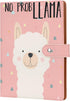 Animals Lover Gift Animals Leather Portfolio Folder A5 Size Just A Girl Who Loves Stitch/Frogs/Foxes/Turtles/Llamas/Narwhals/Eeyore Folder (Pink L...
