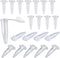500PCS 0.5ML Clear Plastic Graduated microcentrifuge Test Tubes with Attached Lid,Micro Centrifuge Small Sample Bottle Vials Container with Cap fo...