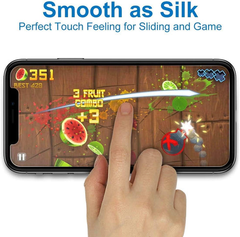 Mothca 2 Pack Matte Glass Screen Protector Compatible with iPhone Xs/iPhone X/iPhone 11 Pro, Anti-Glare & Anti-Fingerprint Tempered Glass Film...