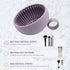 TUCANA Silicone Makeup Brush Cleaner, Brush Scrubber Bowl, Portable Washing Tool Cosmetic Brush Cleaner (Gray)...