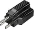 15 Amp Household AC Plug to 20 Amp Adapter, Nema 5-15P to 5-20R,5-15P to 6-15R,5-15P to 6-20R,T-Blade 20 Amp to 15 Amp Plug Adapter Converter, 15A...