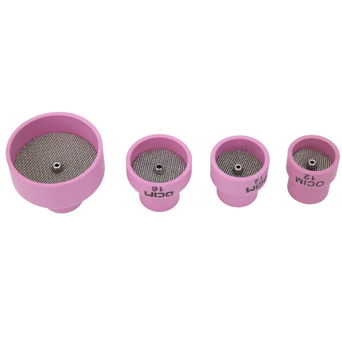 Glass Welding Cups Monster Gas Lenses for Welding Ceramic + Alumina Ceramic Welding Cup Set Alumina Torch Gas Lens Kit Industrial Supplies Wp?17 1...
