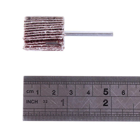 AUTOTOOLHOME 20PCS Abrasive Flap Wheel Sander 80 Grit 1/8" Shank Diameter 32mm 3/8" Thick and 1" Abrasive Sandpaper Flap Sanding Wheel Grinding He...