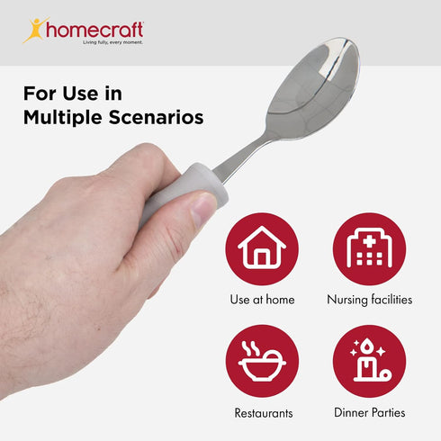 Sammons Preston 28606 Homecraft Lightweight Foam-Handled Grip Spoon...