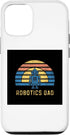 iPhone 13 Robotics Dad Vintage Cute Blue Robot Rainbow Retro Tee Case...