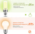 E26 LED Bulb,25W LED Corn Light Bulb 200W Equivalent 6500K Cool Daylight White 2500LM Non-dimmable Flicker Free Ceiling Fan LED Corn Bulb for Indo...