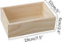LONG TAO 7.5" × 5" × 2.4" Wood Succulent Planter Plant Container Box Window Boxes Rectangular Flower Bed Pot Storage Box for Indoor Outdoor Home V...