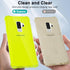 for Samsung Galaxy S9 Plus Case Clear, Neon Bright Vibrant Color, Transparent Jelly Protective Silicone Phone Case for Women Girly Cute, Thin Slim...