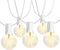 SUNTHIN Outdoor White String Lights, 27FT White Patio Lights with 14 G40 Shatterproof LED Bulbs(1 Spare), Waterproof Hanging Outside Lights for Ya...