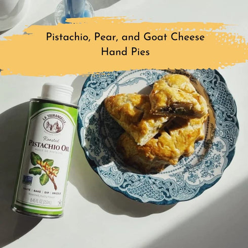 La Tourangelle, Roasted Pistachio Expeller-Pressed Oil for Cooking, Baking, and Beauty, Adds Flavor to Vinaigrettes, Sauces, Marinades, Green, 8.4...