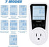 Watt Meter, Electricity Usage Monitor, Towallmark 2pcs Power Meter with Big LCD Display + Backlight, Power Consumption Monitor, Socket Meter, Kilo...