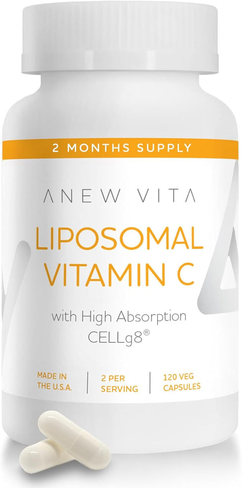 Liposomal Vitamin C Supplement - Enhanced Immunity Support, Antioxidant Rich, Optimal Absorption & Bioavailability, Ascorbic Acid Power, Non-GMO, ...