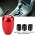 Gear Shift Knob, Car Universal Modification Manual Knob Gear Shift Head Shifter 6 Speed (Red)...