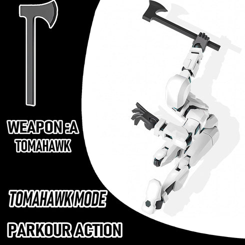 T13 Action Figure Set 3D Printed Multi-Jointed Movable T13 Lucky 13 Dummy 13 Nova 13 Robot 13 Action Figure (5 color)...