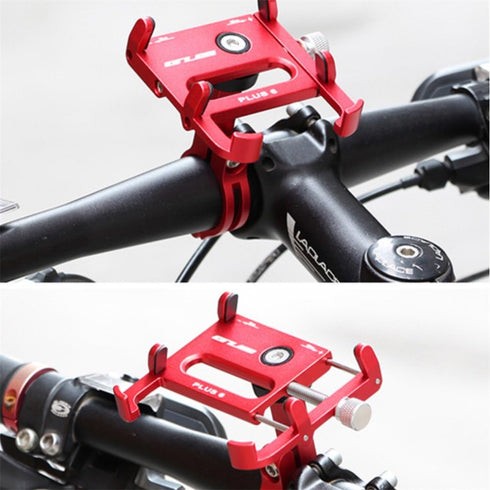 GUB Bicycle & Motorcycle Phone Mount - Aluminum Bike Phone Holder with 360°Rotation Adjustable Handlebar Phone Holder Compatible with iPhone Xs XR...