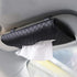 Car Tissue Holder - Sun Visor Napkin Holder, PU Leather Backseat Tissue Case for Truck (Black)...