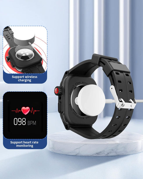 Apple Watch Series 7 45mm Waterproof Case, AICase 360 Full-Body Protective Case with Screen Protector, Shockproof Dustproof Waterproof Apple Watch...