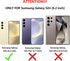 for Samsung Galaxy S24 Case with Screen Protector,Luxury Glitter Bling Liquid Floating Cute Women Girls Shockproof Slim Silicone Soft TPU Shockpro...