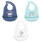 Hudson Baby Unisex Baby Silicone Bibs, Bacon My Heart, One Size...
