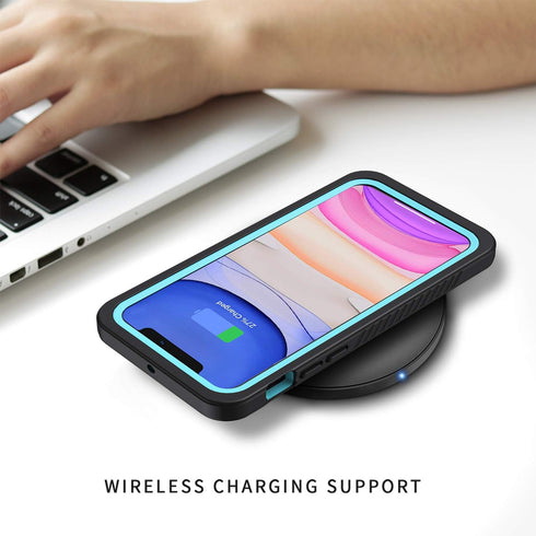 Lanhiem for iPhone 11 Pro Waterproof Case, 360 Full Body Protection Underwater Dirtproof Shockproof Clear Cover with Built-in Screen Protector for...