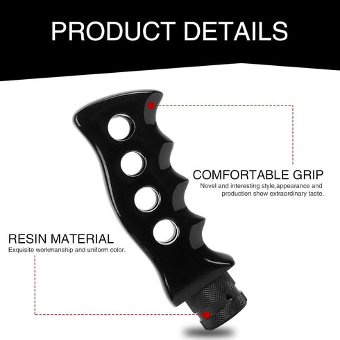 Pack-1 Car Gear Shift Knob, Car Manual Transmission Gear Shift Tip Kit, Car Grip Knife Handle Gear with Adapter Screws and Spanner, Universal for ...