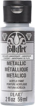 FolkArt Metallic Acrylic Paint in Assorted Colors (2-Ounce), 506 Silver Anniversary...