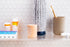 Ezy Dose Weekly (7-Day) AM/PM Pill Organizer, Vitamin and Medicine Box, Small Pop-out Compartments, 2 Times a Day, Blue and Purple Lids...