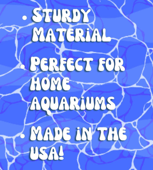 Aquarium Underground Tunnel | Fish & Shrimp Hideout for Aquariums | Unique Underground Viewing Tunnel | Made in USA (Corner Tunnel, White)...
