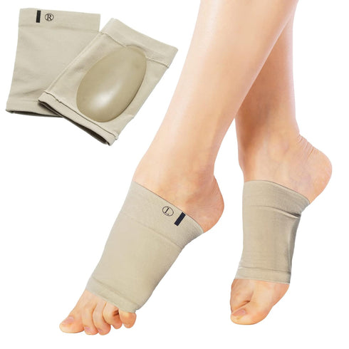 Arch Support Sleeves Compression Arch Support Plantar Fasciitis Relief Brace with Gel Pad Inside Metatarsal Foot Arch Supports for Flat Feet Arch ...