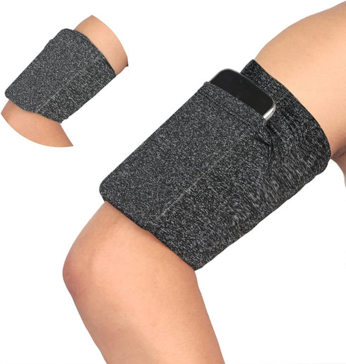 Large Armband Wristband for Cellphone Key Airpod - Sleeve Holder Pouch Case Strap Fits iPhone 6 6S 7 8 Plus X XR XS 11 12 13 14 15 Max Android Wal...