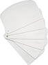 Ateco 1303 Bowl Scraper Set, Flexible Food-safe Plastic, White, 6-Pieces...