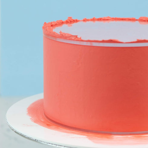 Cake Decorating Acrylic Disk For Buttercream Icing Set of 2-3/16" Thickness (8.50" Set of 2)...