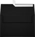 LUXPaper A10 Invitation Envelopes | Peel & Press | 6" x 9 1/2" | Midnight Black | 80lb. Text | 50 Qty...