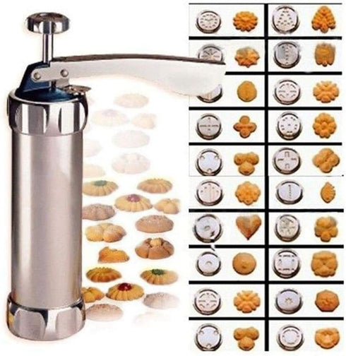 YOOUSOO Cookie Press Maker Kit, Spritz Cookie Maker Machine For Baking, For DIY Biscuit Maker and Decoration with 20 Cookie Discs and 4 Piping Tip...