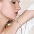 PH PandaHall 10pcs Adjustable Bracelet Chain, 12mm Bracelet Bezel Settings for Jewelry Making with 6 Tray Blank, 60pcs 12mm Clear Glass Cabochons ...