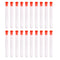 35ml Hard Plastic Test Tube with Cap, 20x153mm,Pack of 10...
