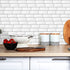 Livebor Backsplash Peel and Stick Wallpaper Tile Contact Paper 11.8inch x 78.7inch Kitchen Backsplash Wallpaper Countertops Waterproof Wallpaper S...