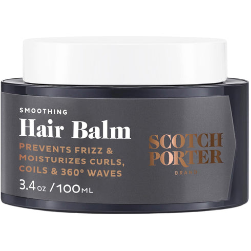 Scotch Porter Smoothing Hair Balm for Men | Instantly Controls, Moisturizes, Defines & Adds Shine | Free of Parabens, Sulfates & Silicones | Vegan...